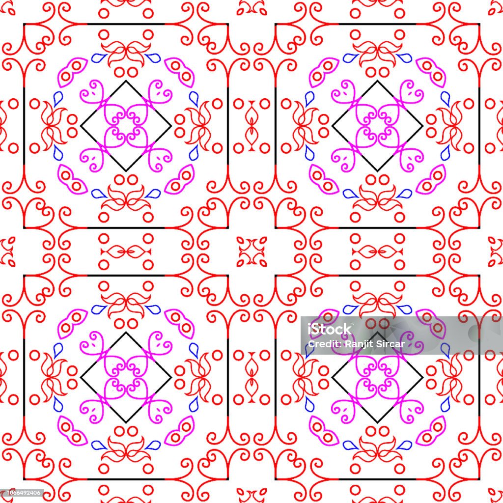 Digital Pattern Drawing Pattern 4 Digital Art Stock Illustration - Download Image Now ...