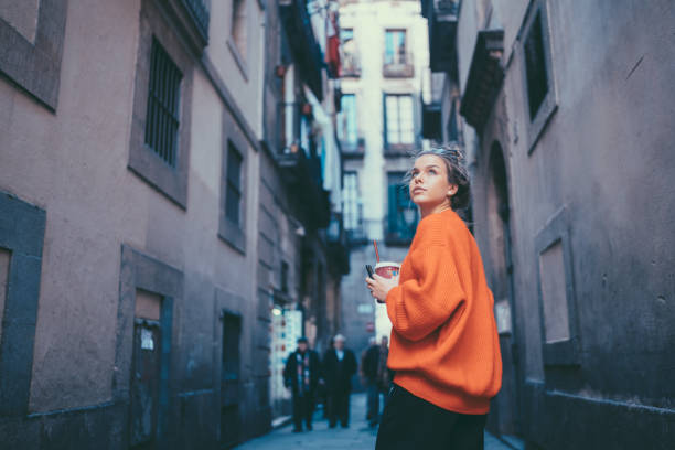 istock Tourist woman exploring Europe 1066494794