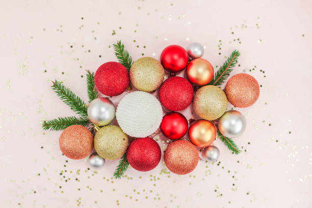 istock Christmas balls decoration 1066496942