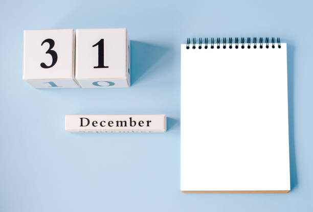 istock Isolated notepad with a calendar December 31st. 1066507996