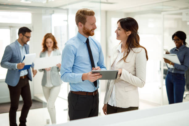 istock Teamwork and technology - Invaluable to modern business 1066523394