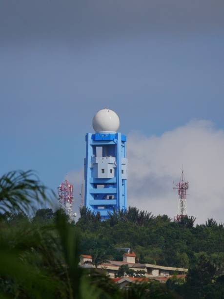 istock Weather station under blue sky in Curepipe Mauritius 1066534348