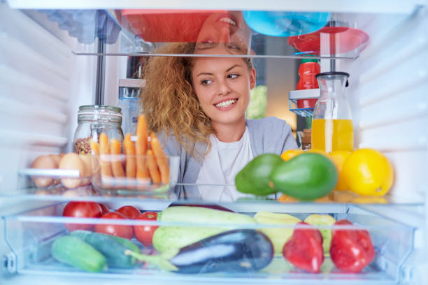 istock Woman looking something to eat. 1066536468
