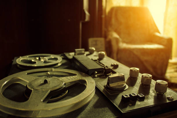 istock The vintage tape recorder 1066538084