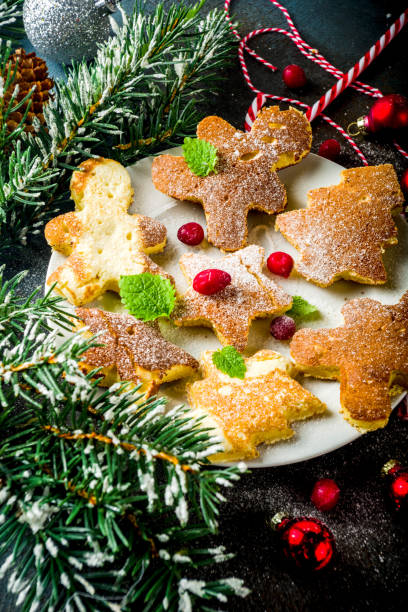 istock Funny christmas pancakes 1066538170
