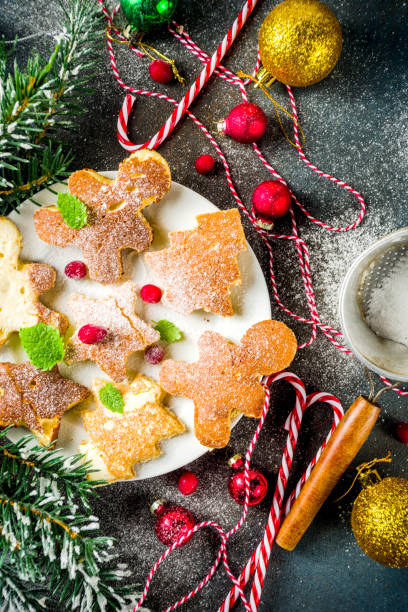 istock Funny christmas pancakes 1066538258