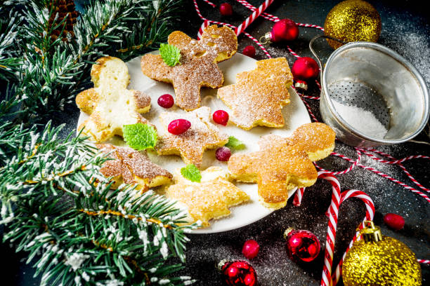 istock Funny christmas pancakes 1066538690