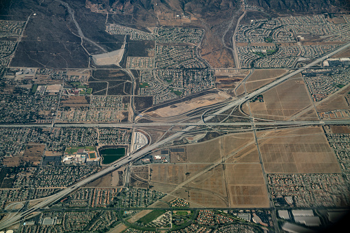Aerial view on Los Angeles