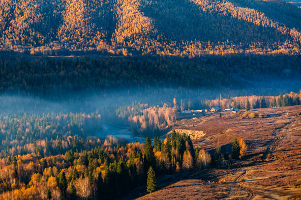 istock Hemu Village in Autumn 1066549664