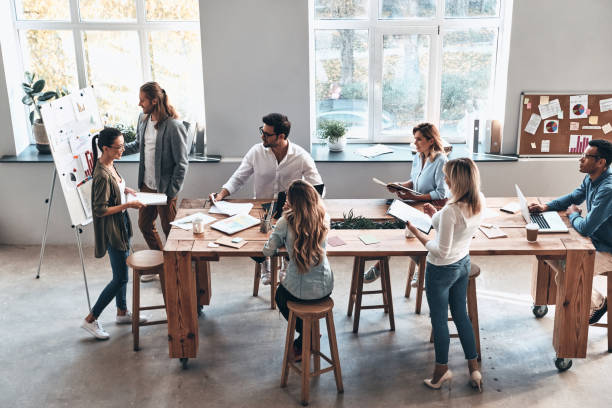 istock Planning new business strategy. 1066557234