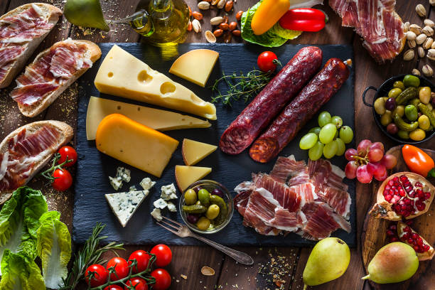 istock Delicious Mediterranean appetizer shot from above 1066558010