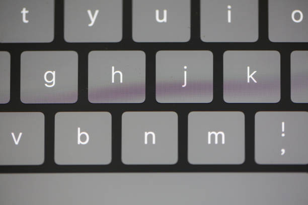 Modern iPad Pro keyboard close up