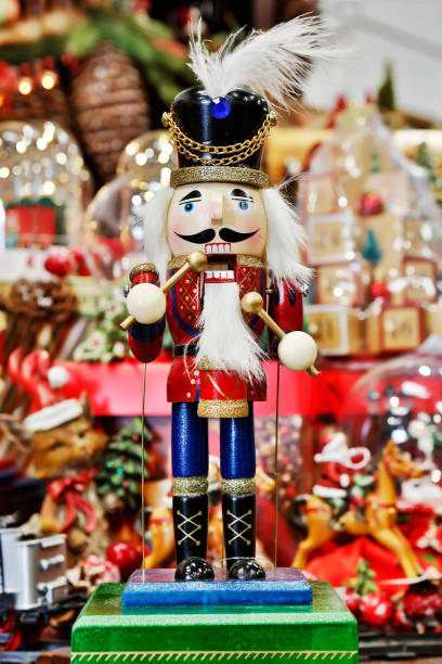 istock Colorful wood doll of nutcracker 1066562996