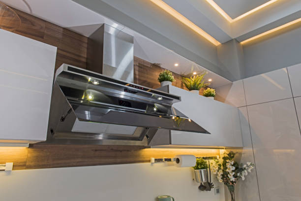 istock Modern kitchen in a luxury apartment 1066578540