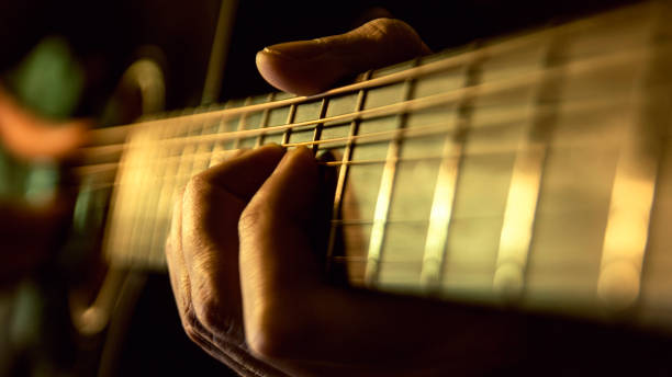 istock Guitar Playing. Man Playing Acoustic Guitar Closeup 1066579086