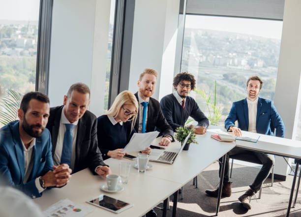 istock Large group of business people 1066579632