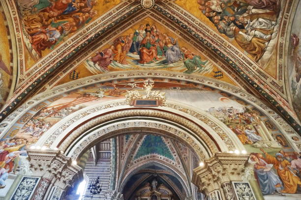 istock Frescoes inside the cathedral of Orvieto 1066581742