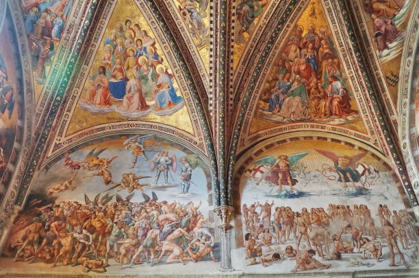 istock Frescoes inside the cathedral of Orvieto 1066581802
