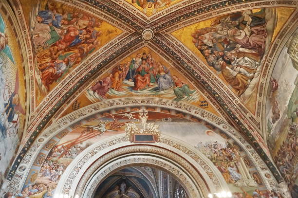 istock Frescoes inside the cathedral of Orvieto 1066582382