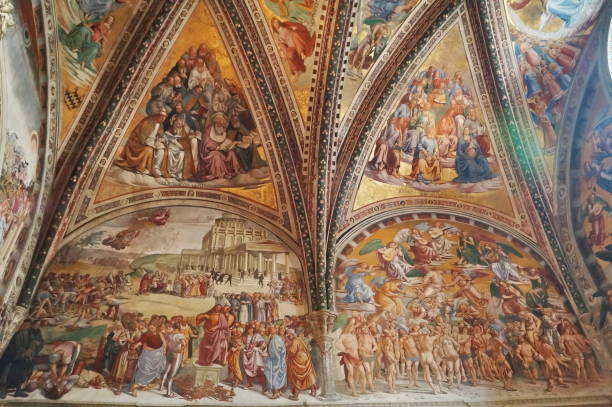 istock Frescoes inside the cathedral of Orvieto 1066585318