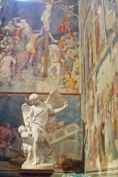 Frescoes inside the cathedral of Orvieto