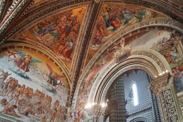 istock Frescoes inside the cathedral of Orvieto 1066585520