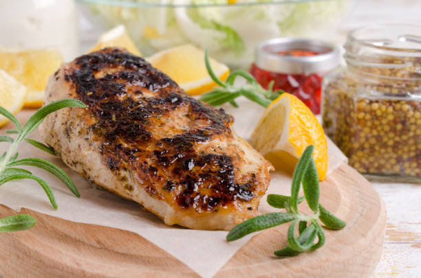 istock Fried chicken breast with spices 1066585722