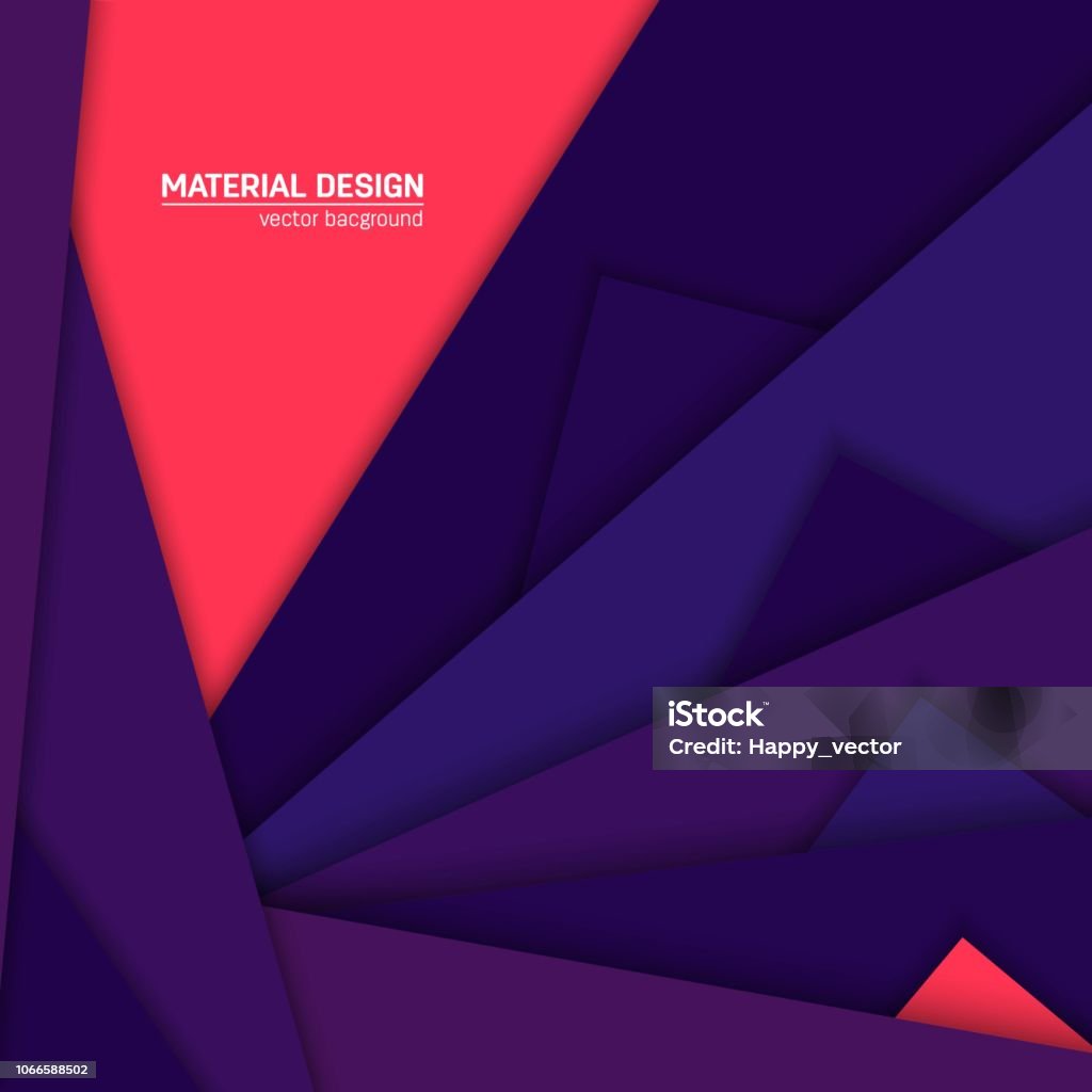 Vector Material Design Background Abstract Creative Concept Layout ...