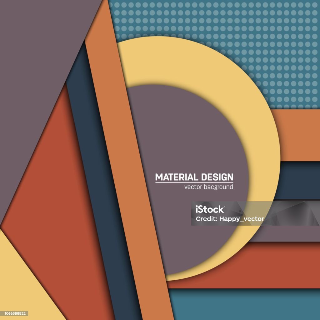 Vector Material Design Background Abstract Creative Concept Layout ...
