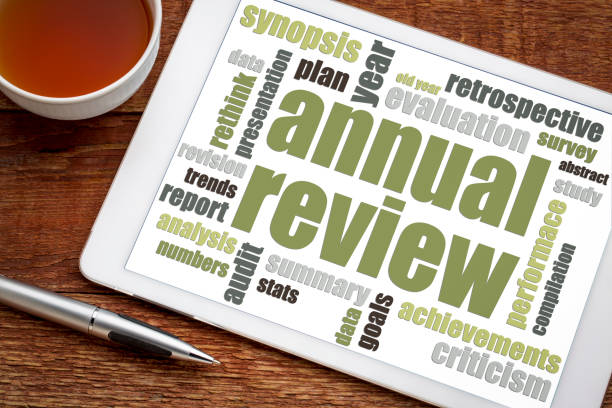 istock annual review word cloud on tablet 1066612008
