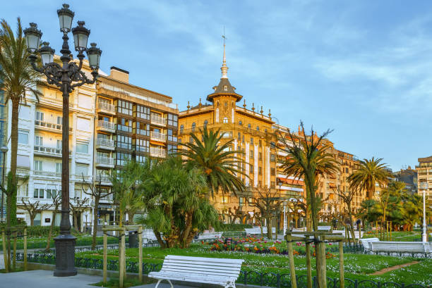istock Alderdi Eder gardens, San Sebastian, Spain 1066612426