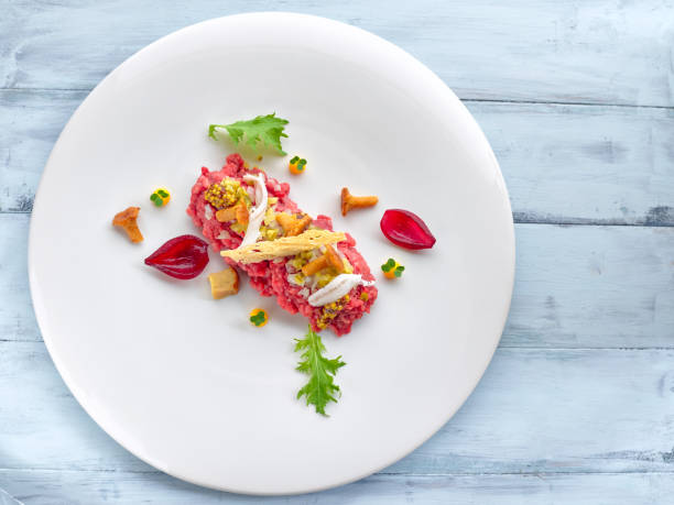 istock Tatar - polish traditional raw minced beef 1066615468