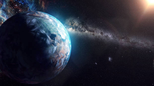 太陽系の未知の惑星 - ボイジャー ストックフォトと画像