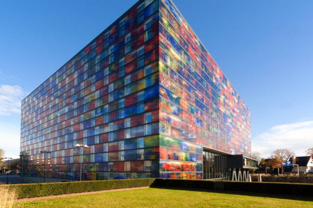 Lelystad, Netherlands, 10 oktober 2018: theatre agora in centre of dutch town lelystad in province of flevoland in the netherlands