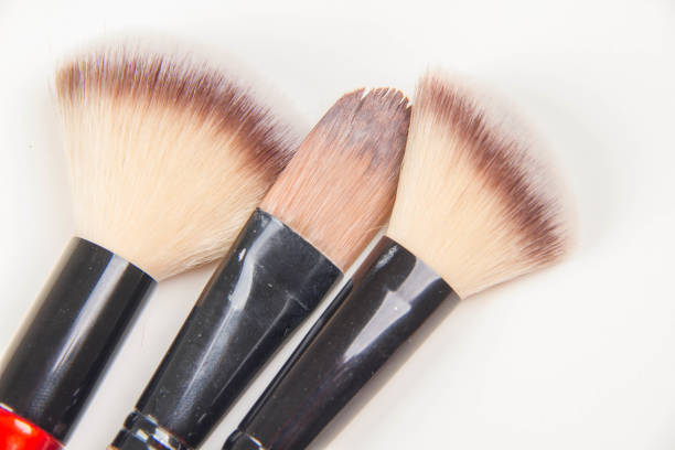 istock Set of decorative cosmetics on light colorful background 1066625874