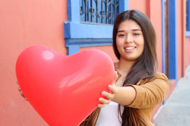 istock Attractive girl celebrating Saint Valentines 1066628488