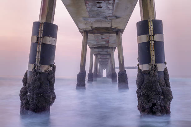 istock Under Pacifica Municipal Pier at Twilight. 1066635952