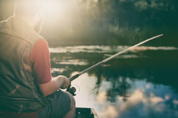 istock Fishing rod close-up 1066637736