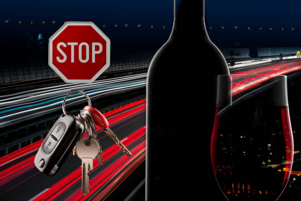 Don't Drink and Drive! stock photo