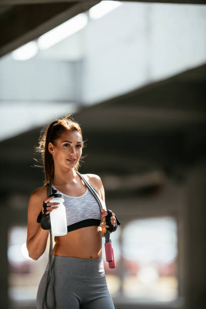 istock Fitness woman after training 1066639896