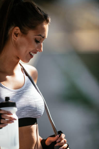 istock Fitness woman after training 1066644086