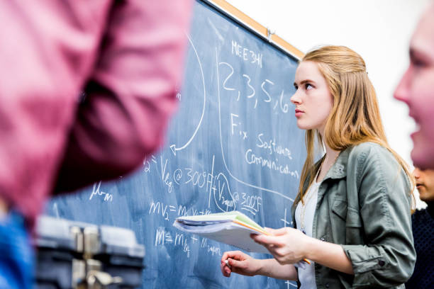 istock Group of Mathematics Students at their Class room 1066655822