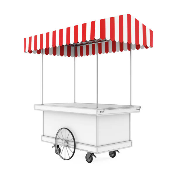 istock Food Cart Isolated 1066665340