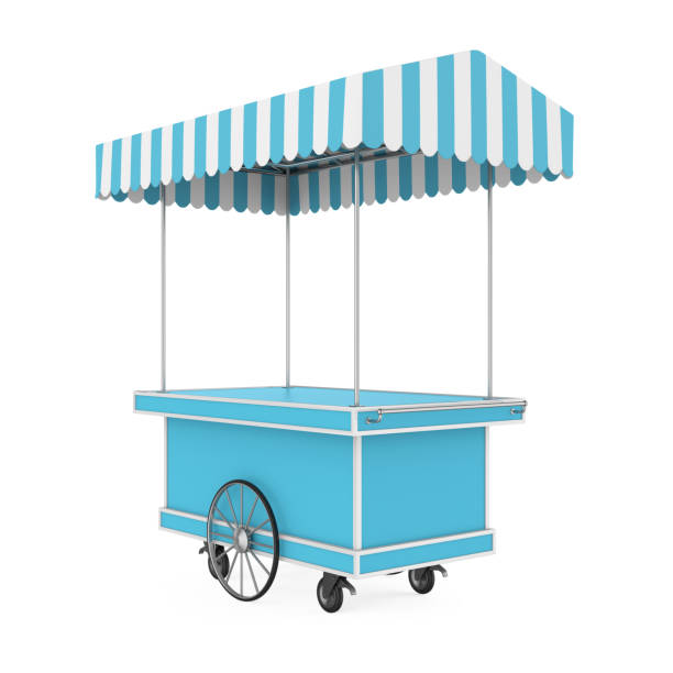 istock Food Cart Isolated 1066665442