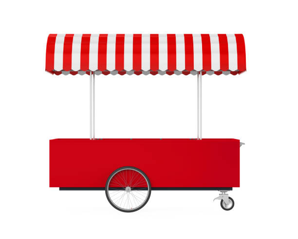 istock Food Cart Isolated 1066665486