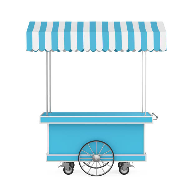 istock Food Cart Isolated 1066665526