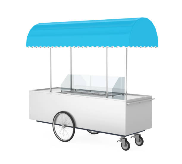 istock Food Cart Isolated 1066665554
