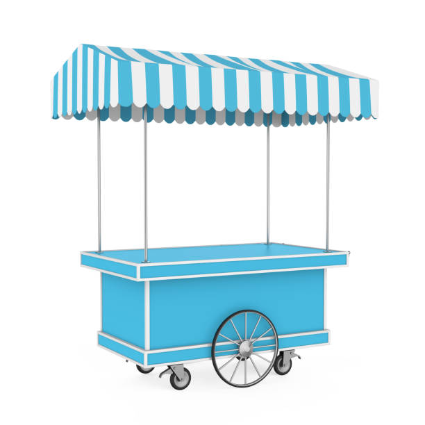 istock Food Cart Isolated 1066665652