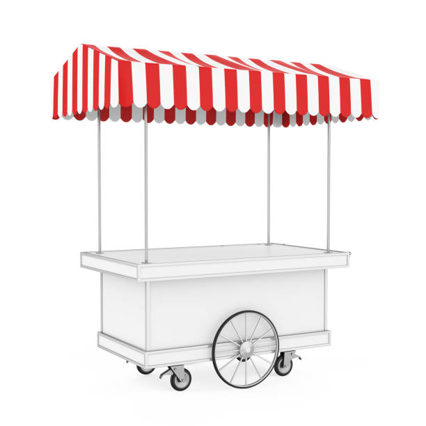 istock Food Cart Isolated 1066666706