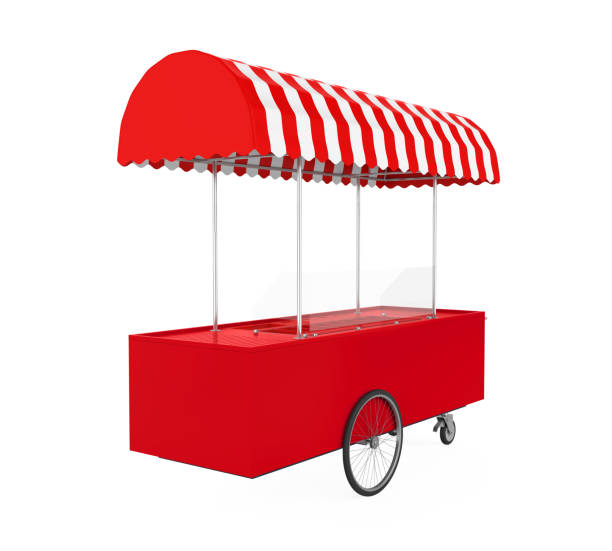 istock Food Cart Isolated 1066666754